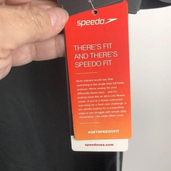 NWT Speedo Men’s Rash Guard UV Turbo Dri M - Picture 5 of 10